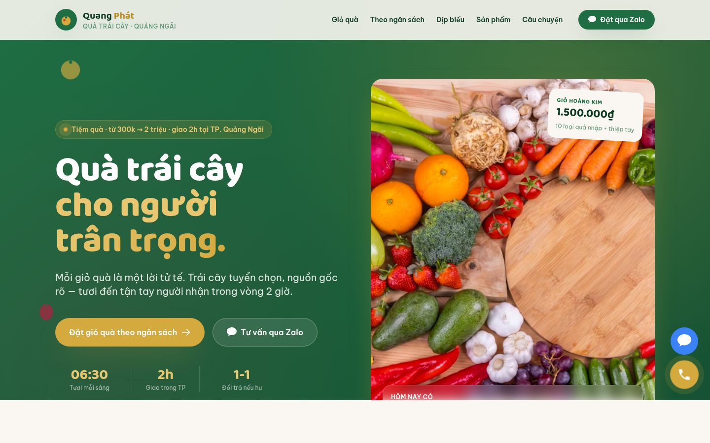 Mẫu web homestay tại Quảng Ngãi - Hỗ Trợ Kinh Doanh Quảng Ngãi
