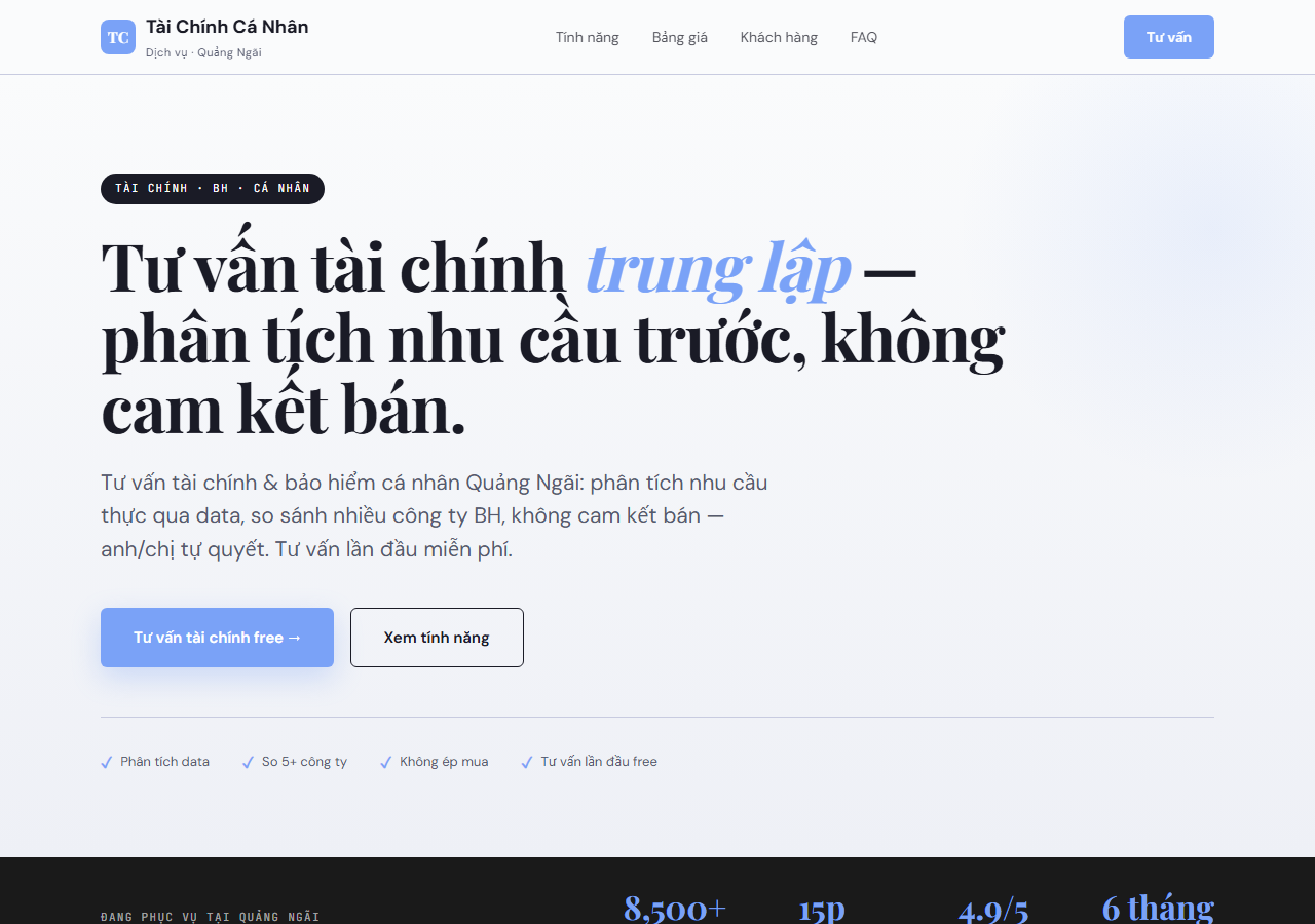 Mẫu web gym tại Quảng Ngãi - Hỗ Trợ Kinh Doanh Quảng Ngãi
